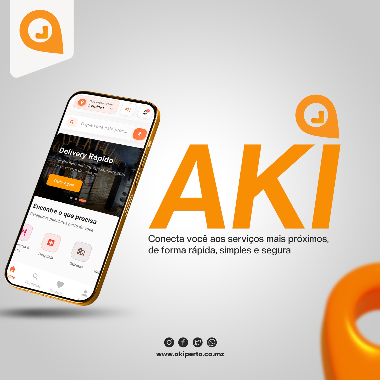 AKI App - Busca de Serviços